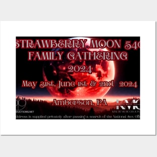 STRAWBERRY MOON 540 FAMILY GATHERING 2024 Posters and Art